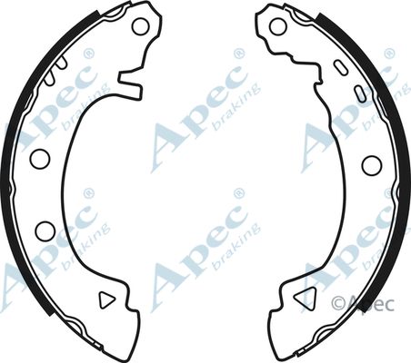 APEC BRAKING Piduriklotside komplekt SHU539